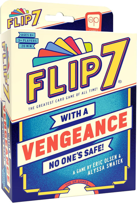 Flip 7: with a Vengeance, Addictive Press Your Luck Game, New Special Action Cards & Negative Modifiers, Sequel to the C