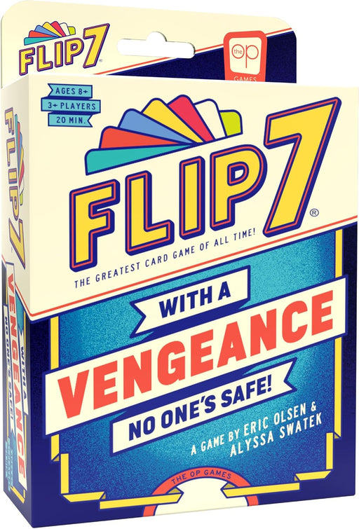 Flip 7: with a Vengeance, Addictive Press Your Luck Game, New Special Action Cards & Negative Modifiers, Sequel to the C