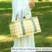 Insulated Picnic Cooler Bag - Zippered Top, Keeps Hot or Cold - Perfect for Picnics, Beach, Food Delivery & Outdoor (13.