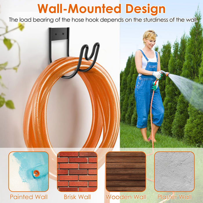 Two-Pack Heavy-Duty Garden Hose Holders