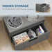 Elevated Dog Bowl Station with Storage