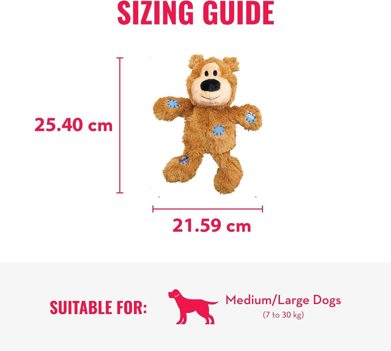 Wild Knots Bear, Knotted Rope Plush Toy, for Medium/Large Dogs