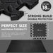 18 Pcs EVA Foam Floor Tiles, Puzzle Exercise Mat Set for Gym