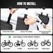 Bike Frame Bag - Water-Resistant Reflective Triangle Storage Bag, 2L