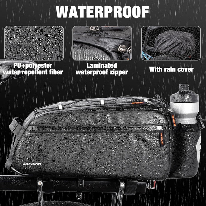 Bike Bags for Bicycle Rear Rack, 13L/20L Supportive Bike Rack Bag