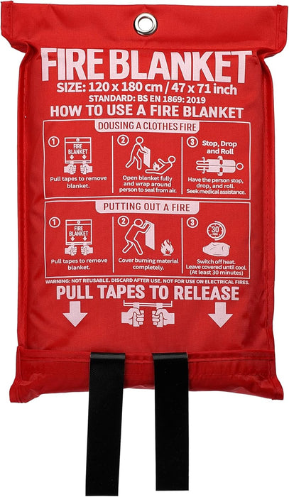 Fire Blanket for Home and Kitchen, 40" X 40", 4 Pack, Emergency Fire Blanket