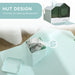 Hooded Cat Litter Box with Tracking Mat