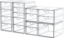 Acrylic16-Drawer Storage & Makeup Organizer for Desk
