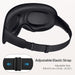 ® Sleep Mask for Men Women - 100% Blackout Eye Masks for Sleep - 3D Soft Sleeping Mask for Side Sleepers - Zero Pressure Lash Extensions Eye Cover Shade for Airplane Travel Essentials, Black