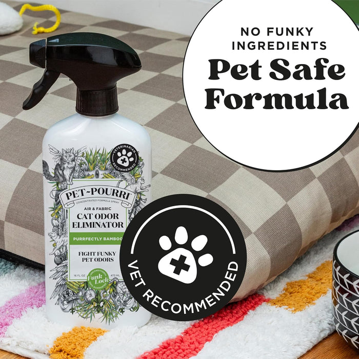 Pet-Pourri Smell Ya Litter Cat Litter Deodorizer Spray, Bamboo 10 Ml