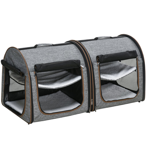 Two-Compartment Soft Pet Carrier