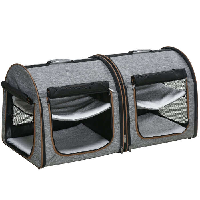 Two-Compartment Soft Pet Carrier