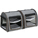 Two-Compartment Soft Pet Carrier