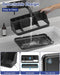 Bathroom Counter Organizer and Storage, 7 Slots Detachable Toothbrush Holders for Bathrooms, Anti-Slip Electric Toothbru
