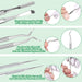 6-Pack Ingrown Toenail File and Lifters, Professional Surgical Stainless Steel Ingrown Toenail Removal Tool Kit, Manicur