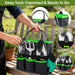 Garden Tools Set, 10 PCS Heavy Duty Gardening Hand Tools Kit, Green