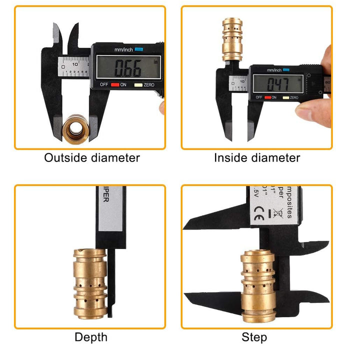Digital Caliper,  0-6 Inch Measuring Tool with Large LCD Screen