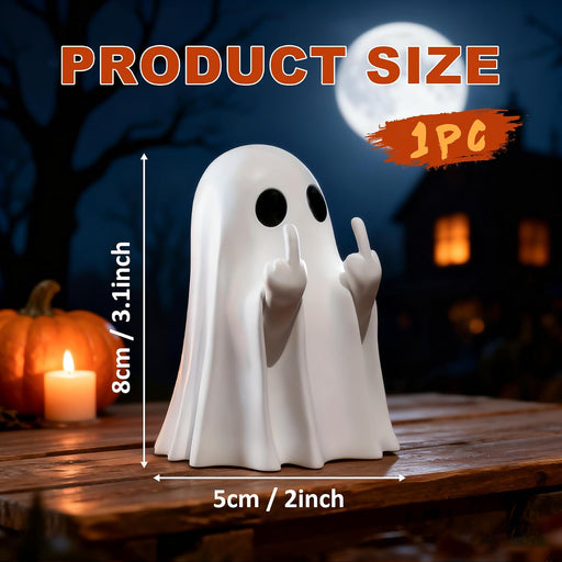 Halloween Ghost Figurine White Decorative Cute Finger Ghost Ornaments