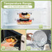 8 Pack Glass Food Storage Containers with Lids, Meal Prep Containers, Airtight Bento Boxes with Leak Proof Locking for M