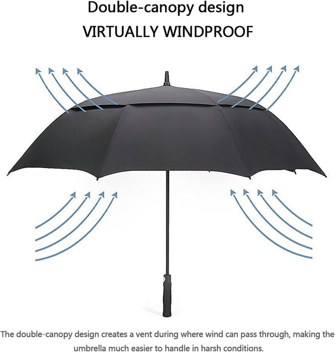47/54/62/68/72 Inch Golf Umbrella Windproof Auto Open Large Umbrella