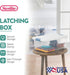 Latching Box with Lids for Home and Office, 15 Quart, 12-Pack
