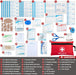 Mini First Aid Kit - 140 Piece Small First Aid Medical Kit