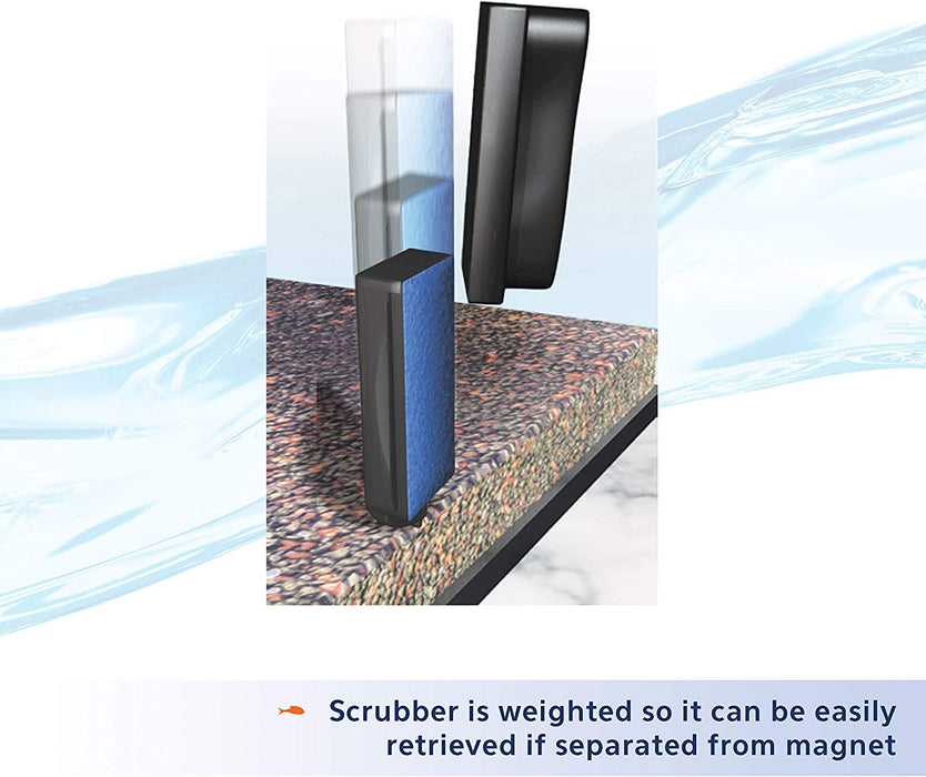 Aquarium Algae Scraper, Fish Tank Cleaning Magnet, Small