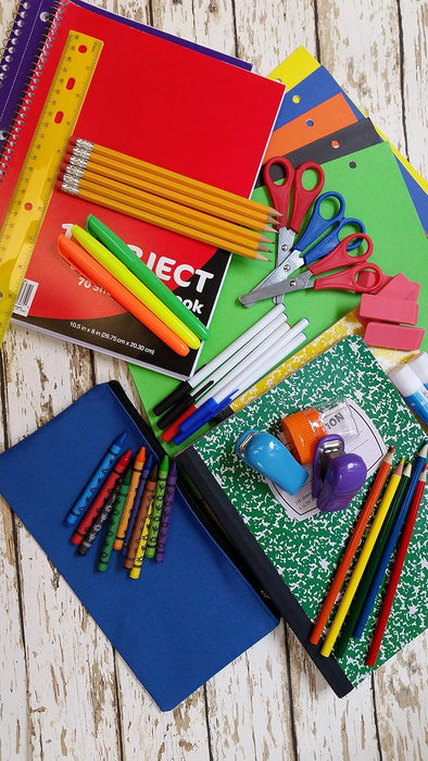 School Supplies Kit 45 Piece Grades K-12