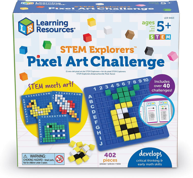 Pixel Art Challenge The Original STEM Pixel Art