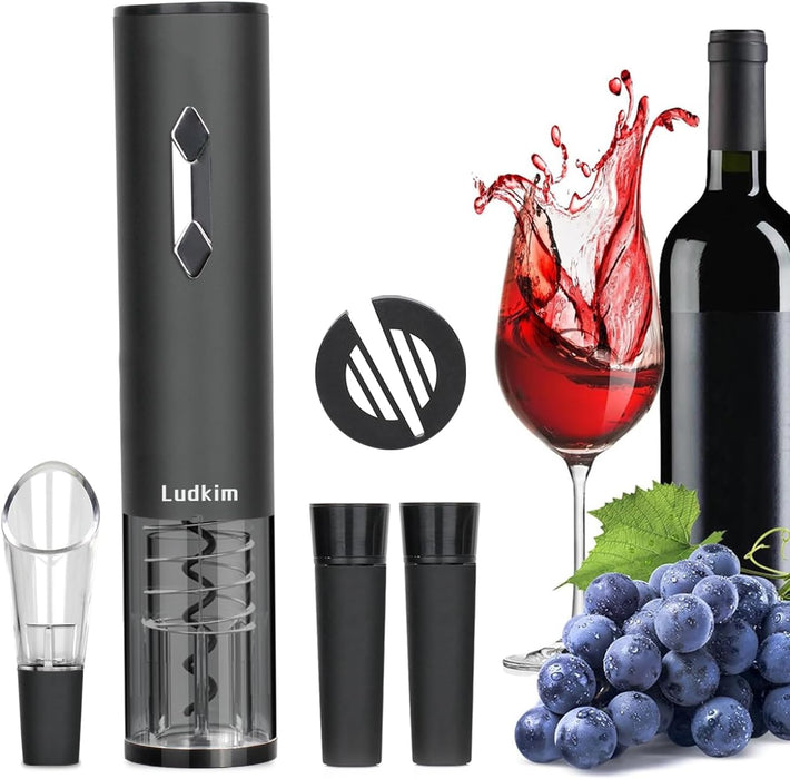 Electric Wine Opener, 5-in-1 Automatic Wine Bottle Opener