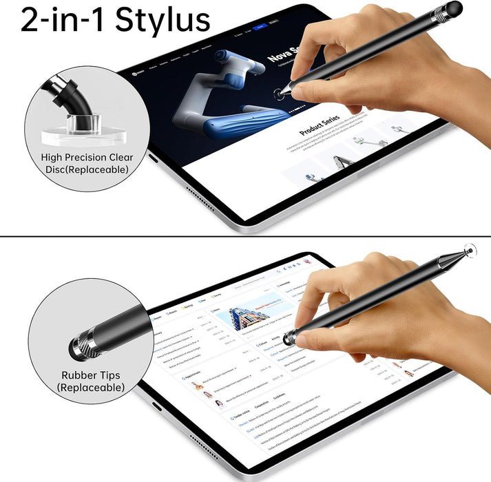 Stylus(5 Pcs),2-in-1 Stylus Pen for Touchscreen,Capacitive Stylus