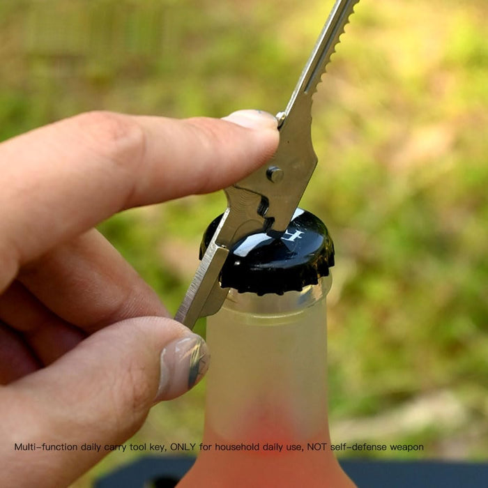 Keychain Multitool Mini EDC Multitool with Bottle Opener