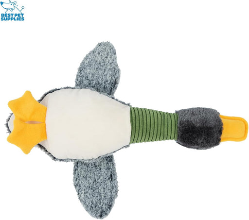 Interactive Squeaky Dog Chew Toy, Ideal Dog Toys for Chewers, Small, Medium & Large Dogs, and Fetch Lovers - Mallard Duc