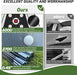 Golf Net with Practice Mat,Golf Hitting Aid Nets 10x7FT for Backyard Driving Chipping Training Swing with Target Mat Bal