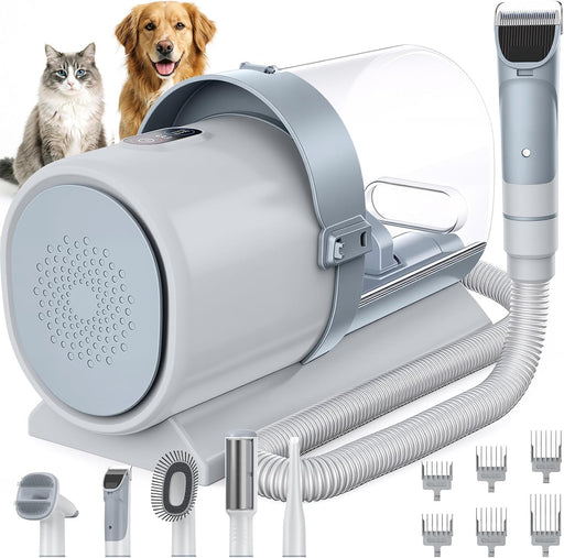 Pet Grooming Vacuum Kit for Cats and Dogs, 2.5L Dust Cup