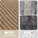 Waffle Bath Mat, Boho Bathroom Rugs Non Slip Washable, 30x20 Khaki