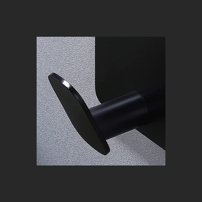 26lb Heavy Duty Adhesive Towel Hooks, No-Damage 4 Pack Matte Black