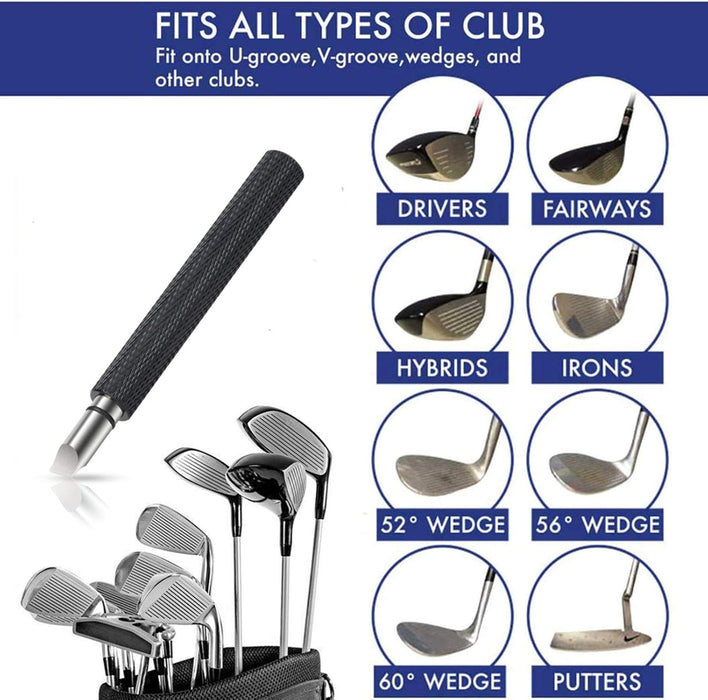 Golf Club Groove Sharpener, Suitable for U & V-Grooves