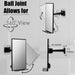 Shower Mirror for Shaving & Washing Your Face with a Squeegee - Built-in Two Razor Holder, 360°Rotation Adjustable Shavi