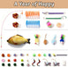 Cat Tunnel Bed with 40 Pcs Interactive Cat Toys, White