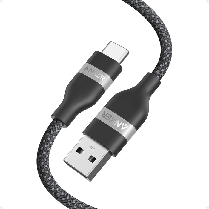 Nano USB A to USB C Cable, CarPlay USB to USB C Cable (3 ft, Balck)