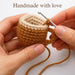 Birthday Gift for Her Him Women Men Girlfriend Boyfriend, Positive Crochet Espresso Cup, Cute Small Coffee Lover Gift for Best Friend Couple Wife Husband Mom