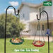 Hanging Platform Bird Feeder, 9 in, Green