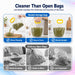 5pcs Food Storage Bags, Reusable Grain Storage Moisture-proof Sealed Bags, Stand Up Packaging Pouches Large Sealed Bag with Handle