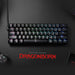 K630 Dragonborn 60% Wired RGB Gaming Keyboard, 61 Keys Compact Mechanical Keyboard with Linear Red Switch, Pro Driver Support, Black
