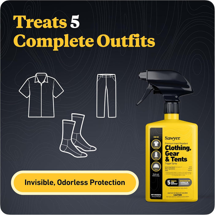 Products SP657 Premium Permethrin Insect Repellent for Clothing, Gear & Tents, Trigger Spray, 24-Ounce