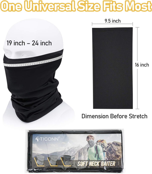 Neck Gaiter for Men Women, Cooling Bandana Face Mask Cover Gator
