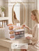 Large Makeup Organizer for Vanity Countertop, White