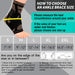 Ankle Brace for Women & Men, Ankle Compression Sleeve Support Copper Infused Ankle Brace for Sprained Ankle, Plantar Fasciitis Sports, Achilles Tendonitis Pain Relief, Copper Black, M