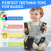 Teething Toy for Baby 3 6 12 18 Months, Realistic Remote Control and Mobile Phone Baby Teether Toy, Baby's Chew Toys, Fo